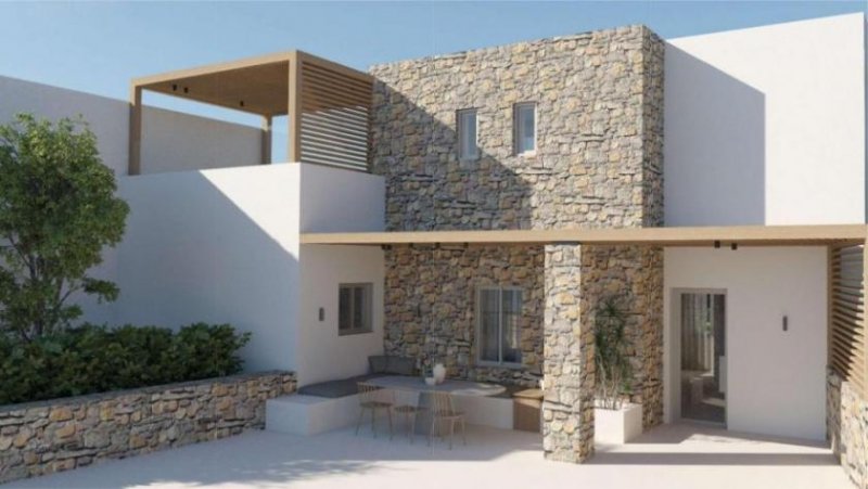 Schisma Eloundas Kreta, Schisma Eloundas: Neubau! Elegante moderne Villa mit Pool und Meerblick zu verkaufen – nur wenige Gehminuten vom Strand